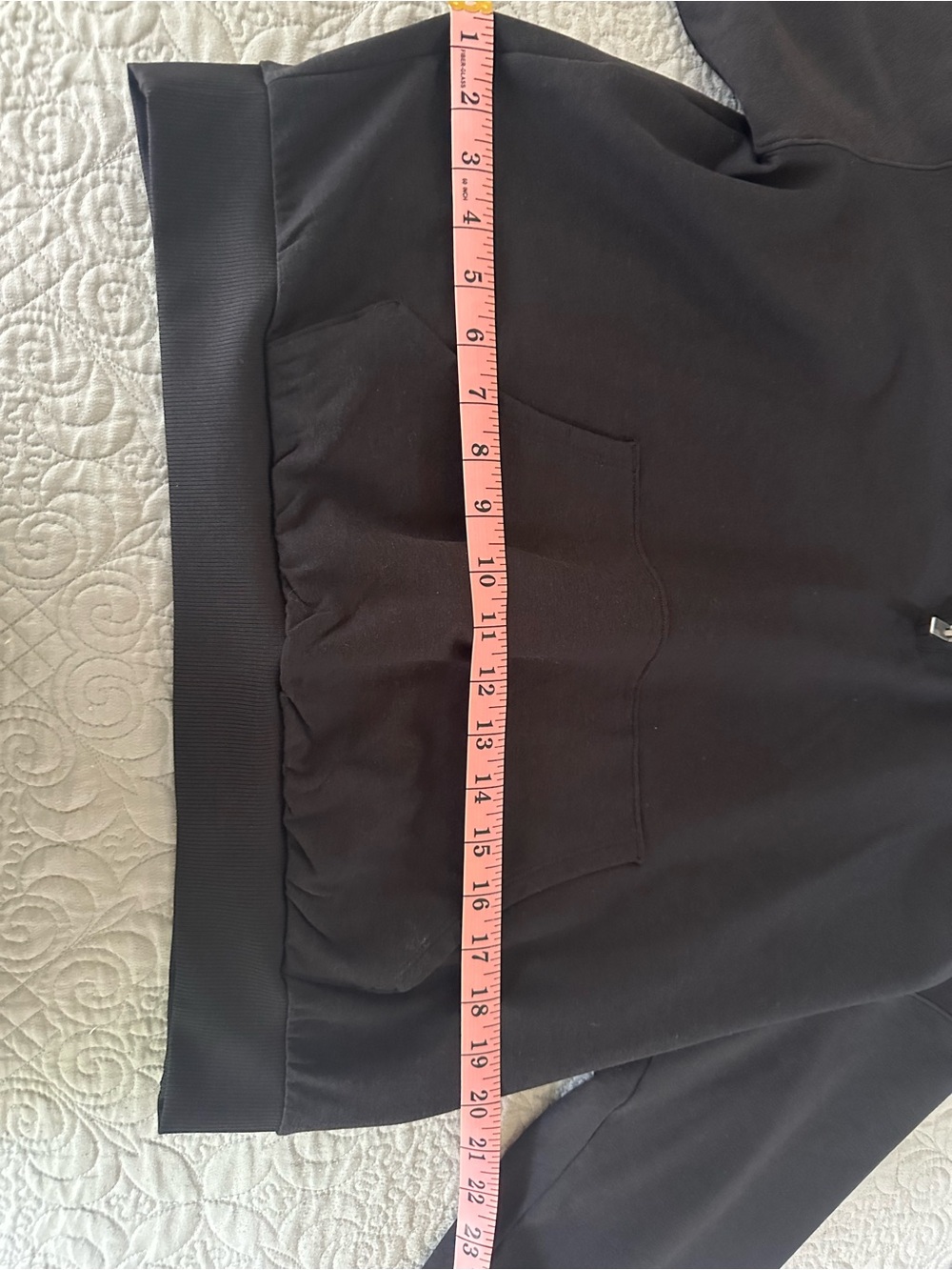 Vuori Black Half-Zip Hoodie Sweatshirt - Picture 7 of 7